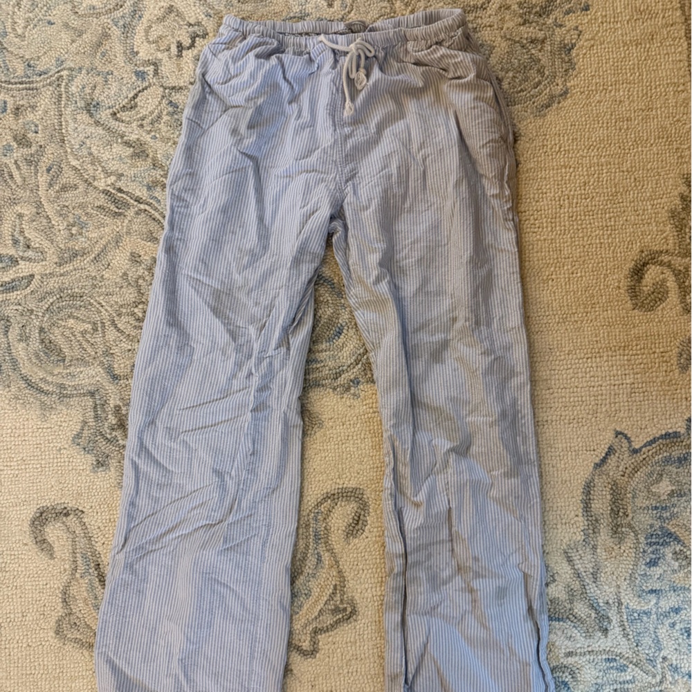 brandy melville blue striped pants